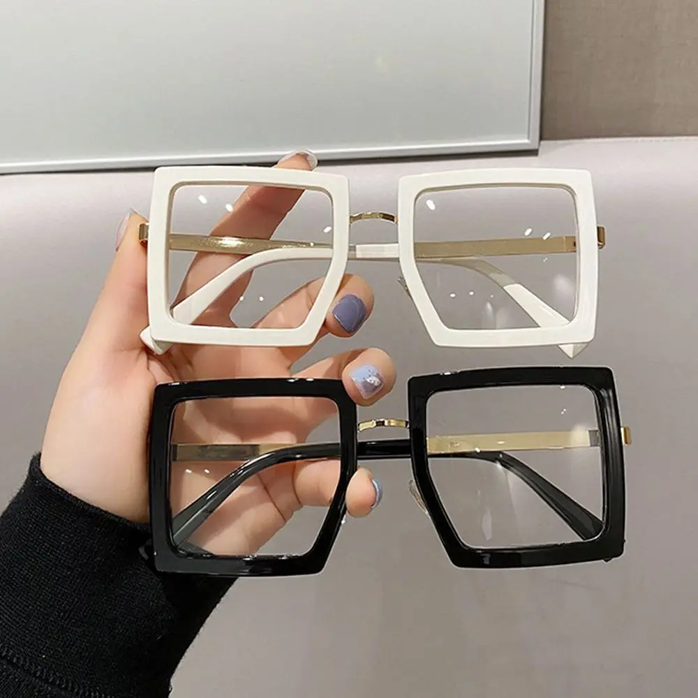 

Big Square Anti Blue Light Glasses Women's Glasses New Trend Computer Goggles Glasses Transparent Optical Spectacle Eyeglasses