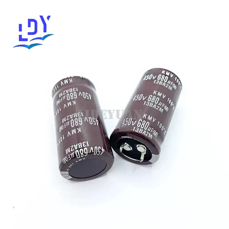 1pcs Horn Aluminum electrolytic Capacitor 400V/450V 680UF Long life 25x50/30*60/35X45mm 1pcs horn aluminum electrolytic capacitor 400v 450 volts 120uf micromethod 22x25 22 30 22x40 25 35mm