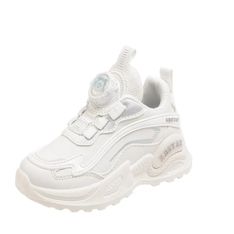 

Спортивная обувь для мальчиков и девочек, новинка 2023, весна/лето, удобные дышащие кроссовки для бега, маленькая белая обувь, студенческие кроссовки