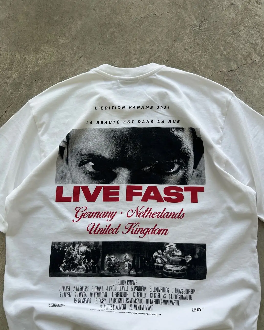 European Hiphop Short Sleeve T-Shirt ZCK0002