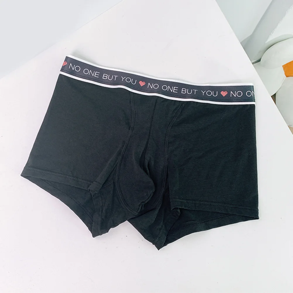 

Durable Underwear Panties Boxer Brief Cotton Flexible Lingerie Men Middle Waist Modal Pouch Shorts Solid Daily