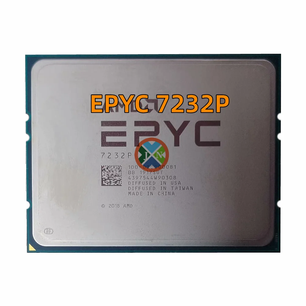 

Серверный Процессор AMD EPYC 7232P 3,1 ГГц 8 ядер/16 нитей L3 кэш 32 Мб TDP 120 Вт SP3 до 3,2 ГГц 7002 серия