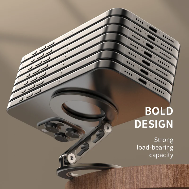 Dual Magnetic Phone Ring Holder with MagSafe Grip