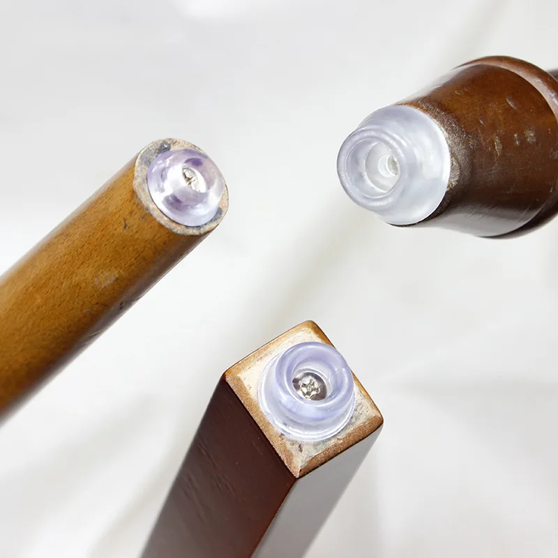 Silicone Transparent Non-Slip Furniture Leg Protectors - Wear-Resistant Pads