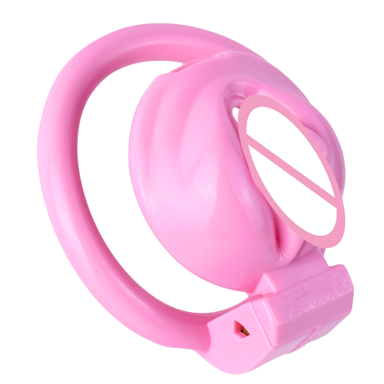 Penis Chastity Cage FRKO Pink ABS Resin Clitoral Pussy Male With 4 Penis Rings Lockcock BDSM Sex Toys For Men Femboy 18+