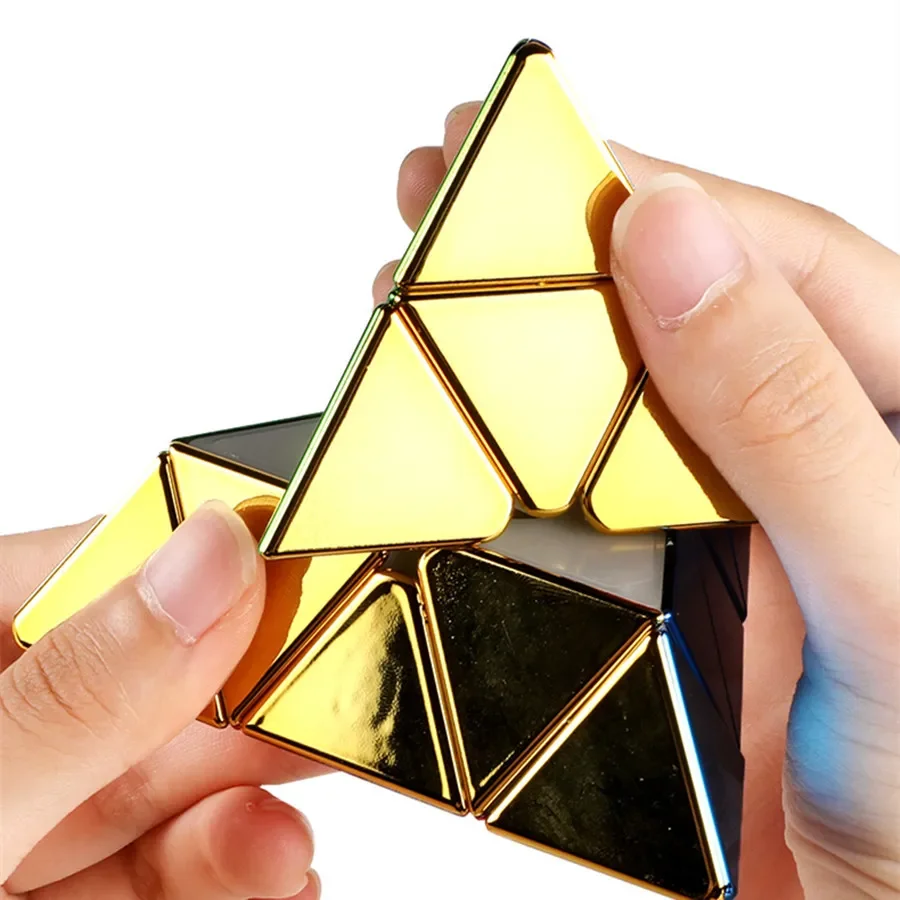 

Shengshou Legend 3x3 Pyramid Plating Magic Magnetic Cube 3x3x3 Original Sengso Cubo Magico Educational Cube Puzzle Toys for Kids