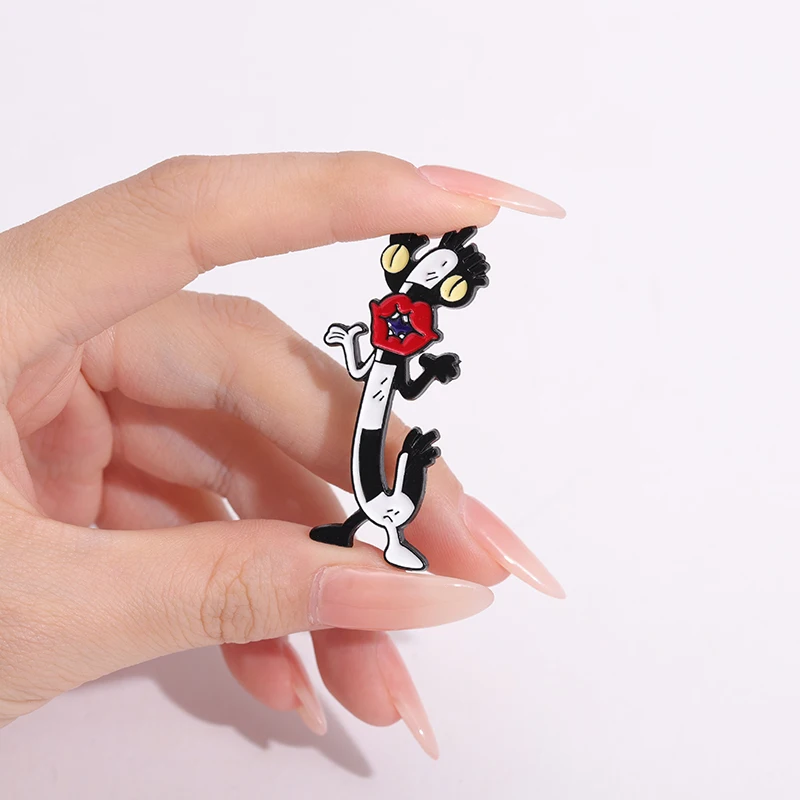 Cartoon Anime Charaktere Emaille Pins benutzer definierte Broschen Revers Abzeichen Tiers chmuck Geschenk für Kinder Freunde – Detail 3