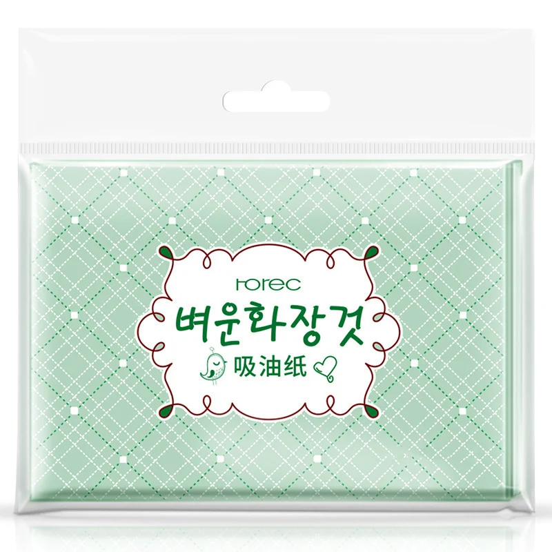 

100 Sheet/Pack Green Tea Facial Oil Blotting Sheets Paper Cleansing Face Oil Control Absorbent Paper Beauty Makeup Tools