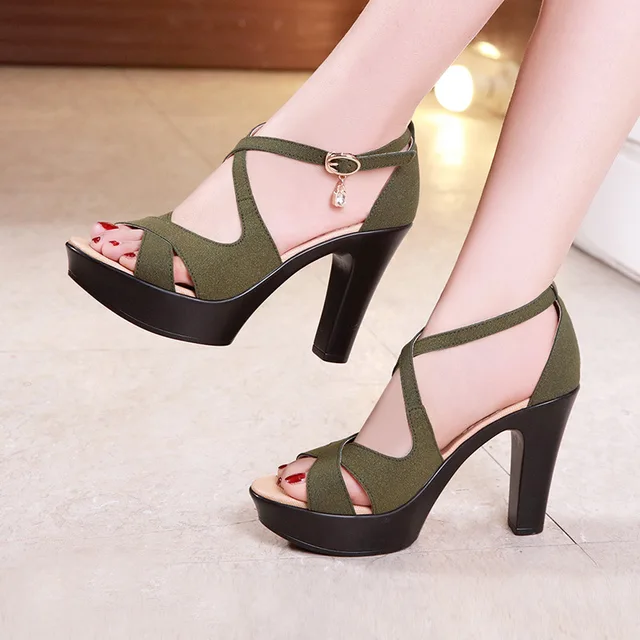heel sandals womens