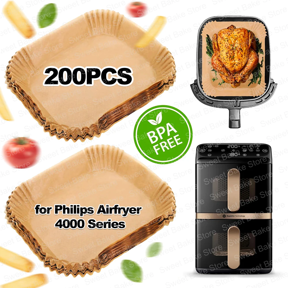 120 Stück Airfryer Backpapier Zubehör für Philips India