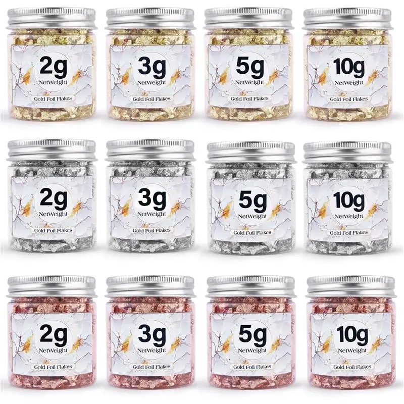 Candle Gold Foil 2g Wax Foil Handmade Scented Candles DIY Materials Mousse Decoration Candle Making Supplies