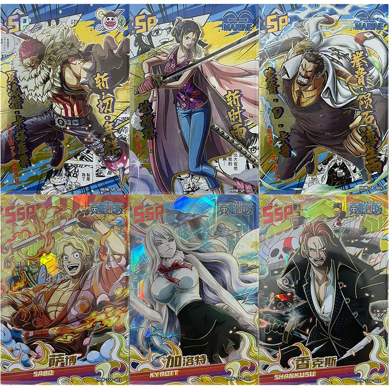 

Anime ONE PIECE Hot Stamping SP SSP AR Flash Card Sabo Shanks Law Sanji Collection Toy Solitaire Christmas Birthday Present