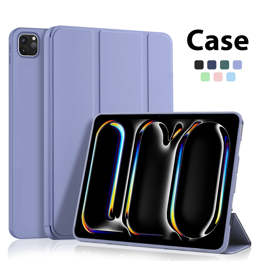 For iPad 11th A16 Case Pro 13 M5 12.9 Air 11 M4 M3 M2 5 4 10 9 9th 10th Generation Mini 7 6 10.2 10.9 2026 2025 Protective Cover