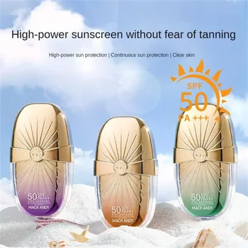 Heallor SPF 50+ Sunscreen Cream For Summer Facial Skin Care Block Isolation Lotion Sunscreen With Blue-Light Protection For Heal - Thumbnail 4