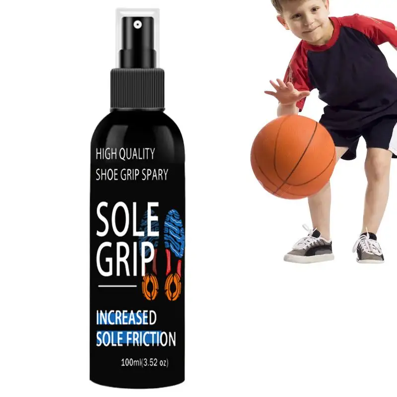 Basketball Shoe Grip Spray 100ml Sports Shoe Sole Bottom Grip Spray Sports Enhancement Traction Enhancer basketball grip spray