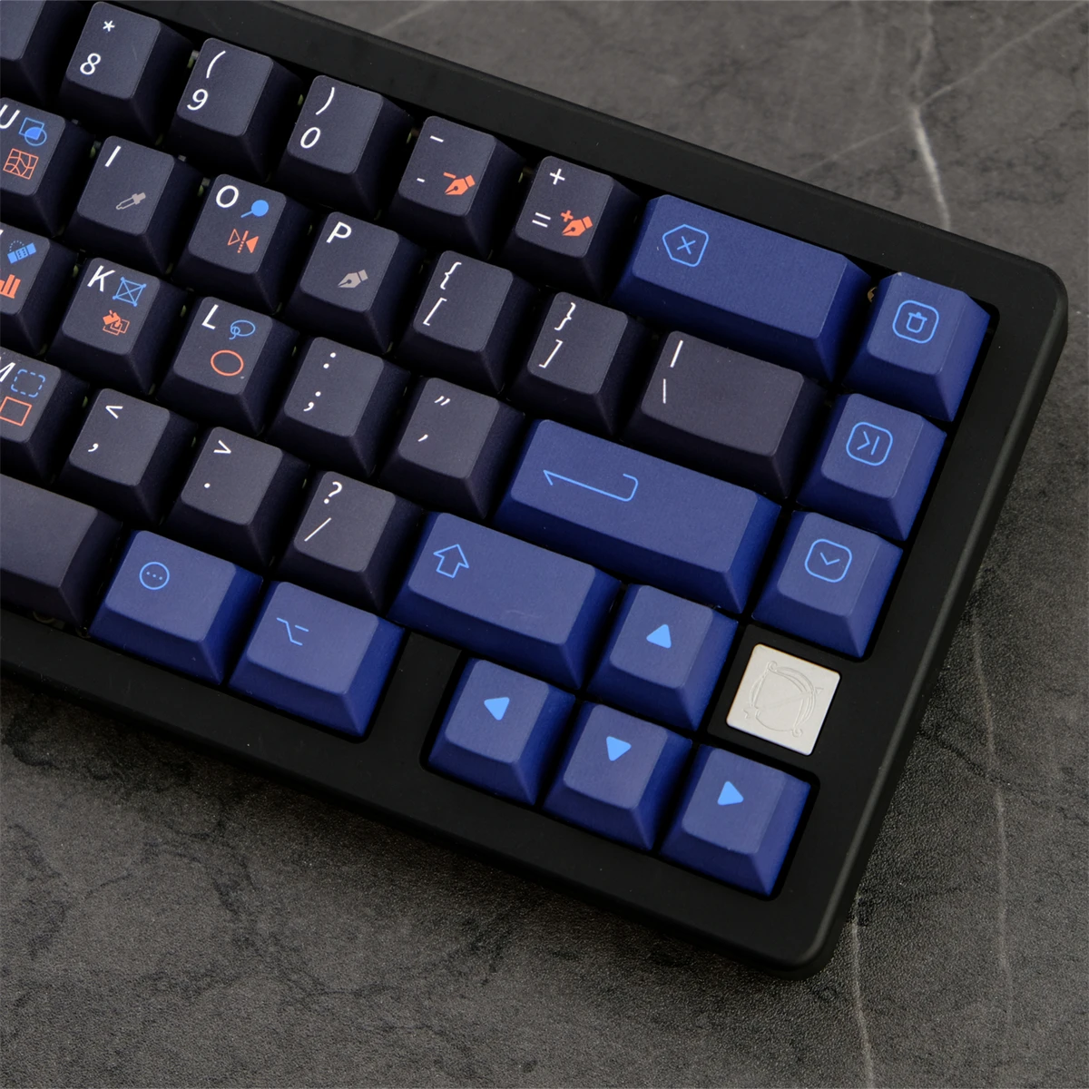 Gmk ps Programador Keycaps Pbt Dye Sublimation Key Caps Cherry Perfil Keycap 61 64 68 84 87 96 980 129 Chaves Set - Imagem 5