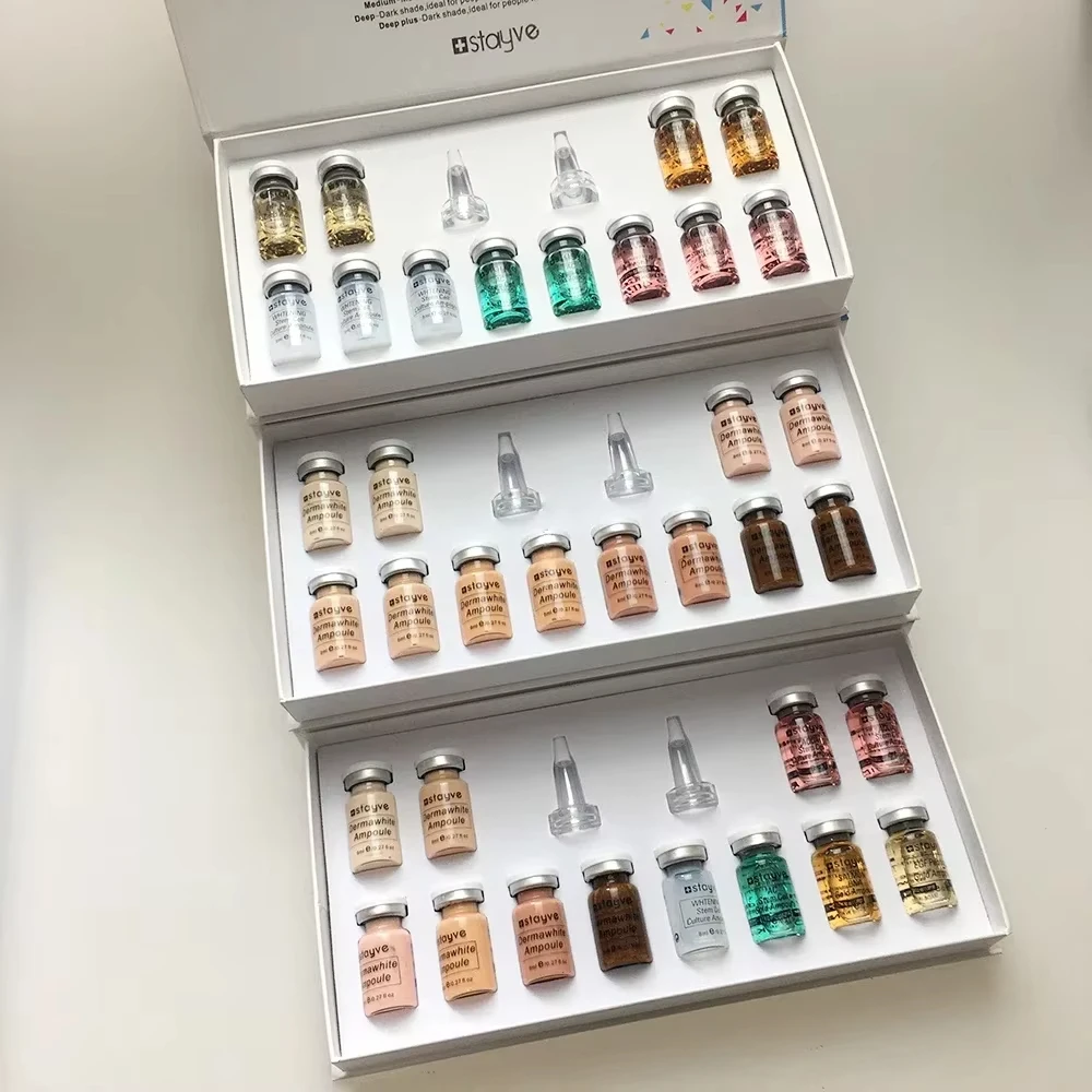 Korea Original Stayve BB Cream Glow Beginner Starter Kit Niacinamide/Peptide Face Skin Care Serum Essence 6