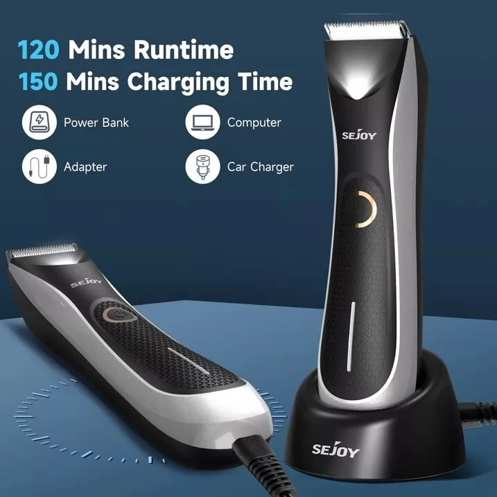 Sejoy Body Hair Trimmer for Men  Pubic Hair Trimmer Ball Shaver Hair Cutting Machine 2