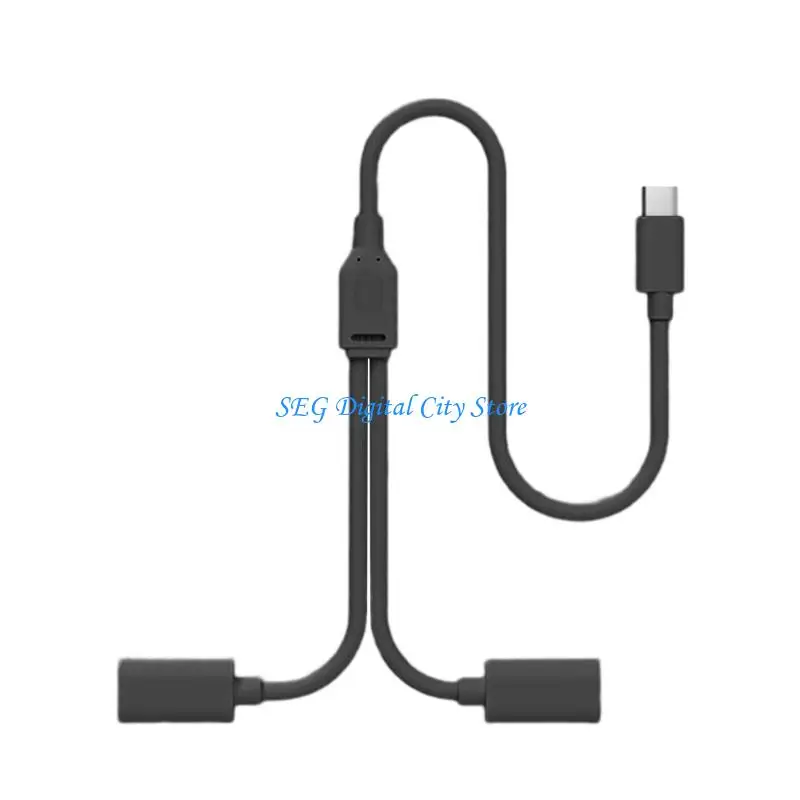 U75B 야외 태양 전지 패널 카메라 USB C 분배기 보안 시스템 용 충전 케이블 비바람에 견디는 PVC 건설 480Mbps 데이터