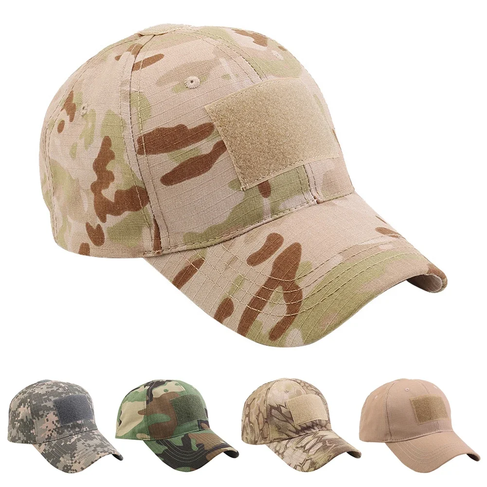 1Pc Camouflage Baseball Cap Outdoor Sports Hiking Fishing Hunting Tactical Caps Sunscreen Casual Sun Hats Men Women baseball cap camouflage hat