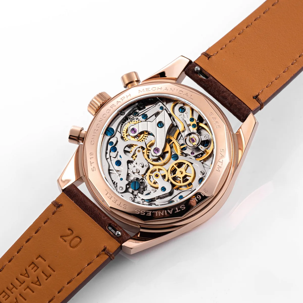 Sugess Mens Watch 38mm Chronograph Mechanical Wristwatches Tianjin Gooseneck Movement Sapphire Crystal Roulette Dial S465 new S9a26764f10df413a95e57d66cc04ebc4a