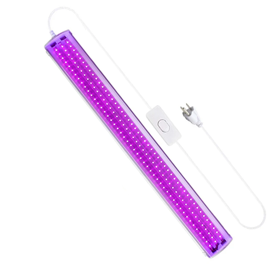 

120CM Black Light Bar 10W 1ft LED Blacklight LED bar for Fluorescent Tapestry Poster Body Paint Glow Party UV Strip Lights