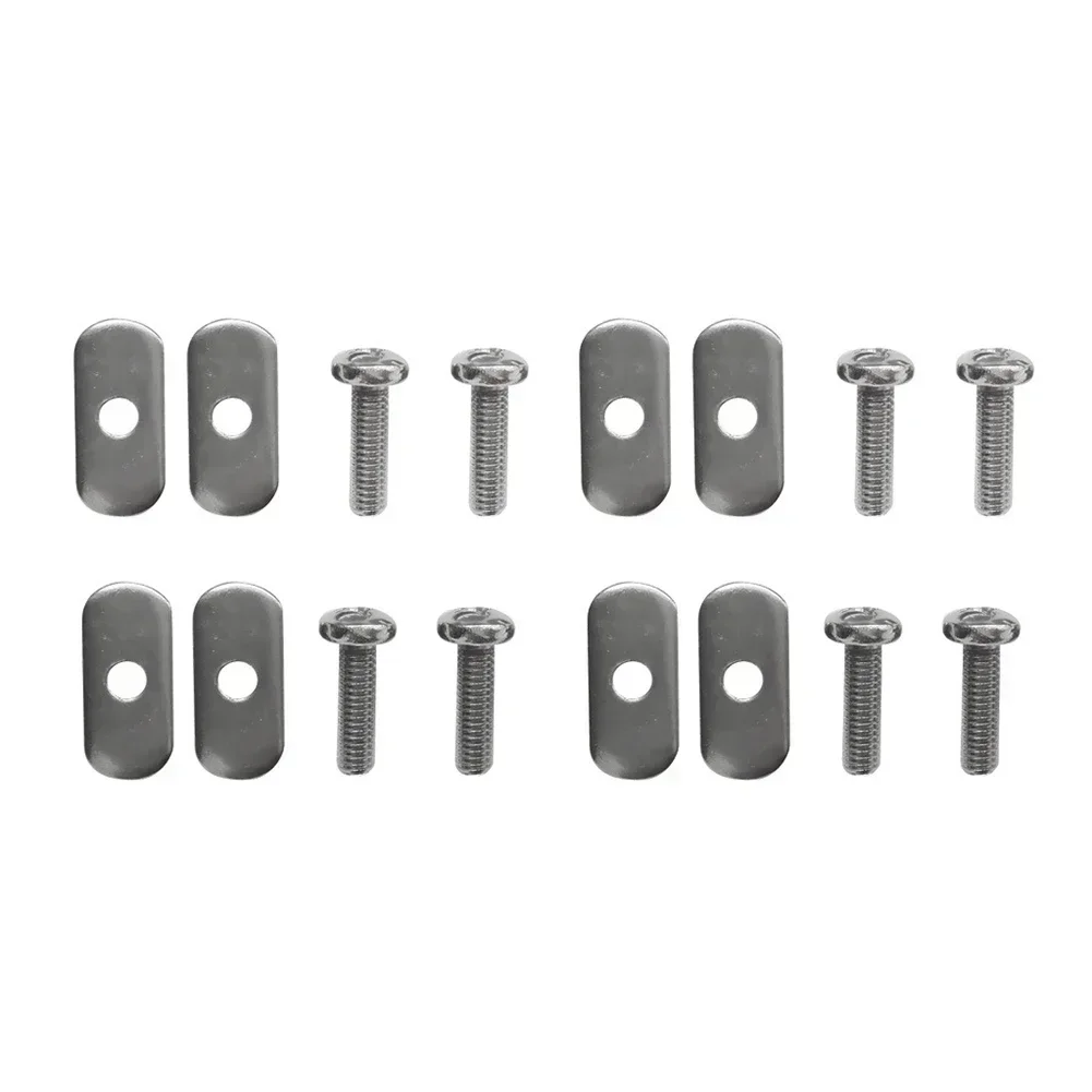 Funien 6 Set Viti per Kayak Dadi Hardware per Guida Canoa Sistema di Montaggio su Binario per Kayak Accessori per Barche da Pesca,Sistema di Montaggio su Pista per Kayak