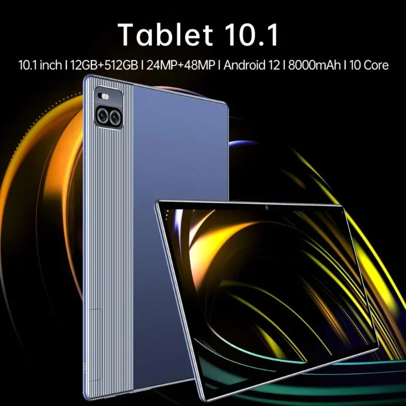 10 Inch Tablet PC Useful Tablet Fast Processor Smooth Running Multifunctional Personal Computer Intelligent Mobile