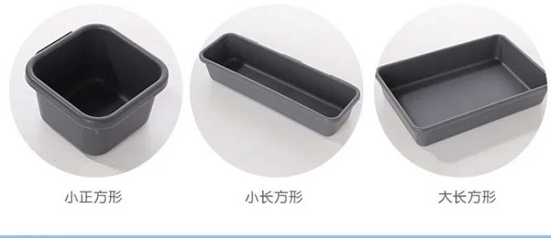 Home Kitchen Drawer To Store Supplies Multifunctional Plastic Compartmentalized Storage Box 8set Makeup Storage Organization Box