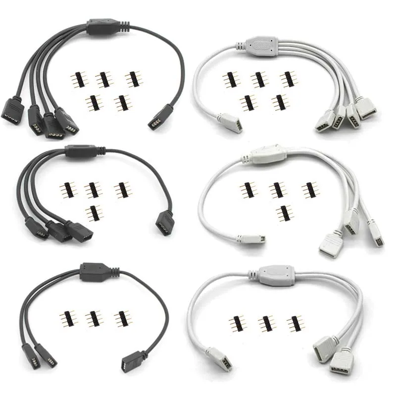รูปสินค้า สายแยกไฟ LED 12V รองรับ RGB/RGBW หลายทาง