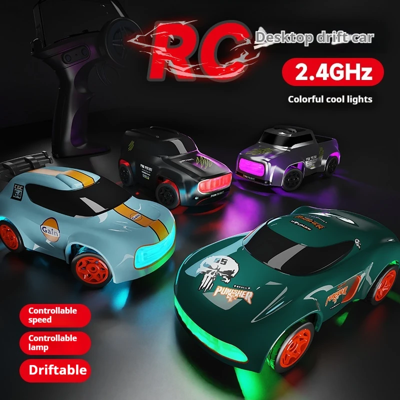 New K10 Desktop High-Speed Drift Car 1:64 Mini Remote Control Car Rc Model Remote Control Car Children'S Toy Gift 2