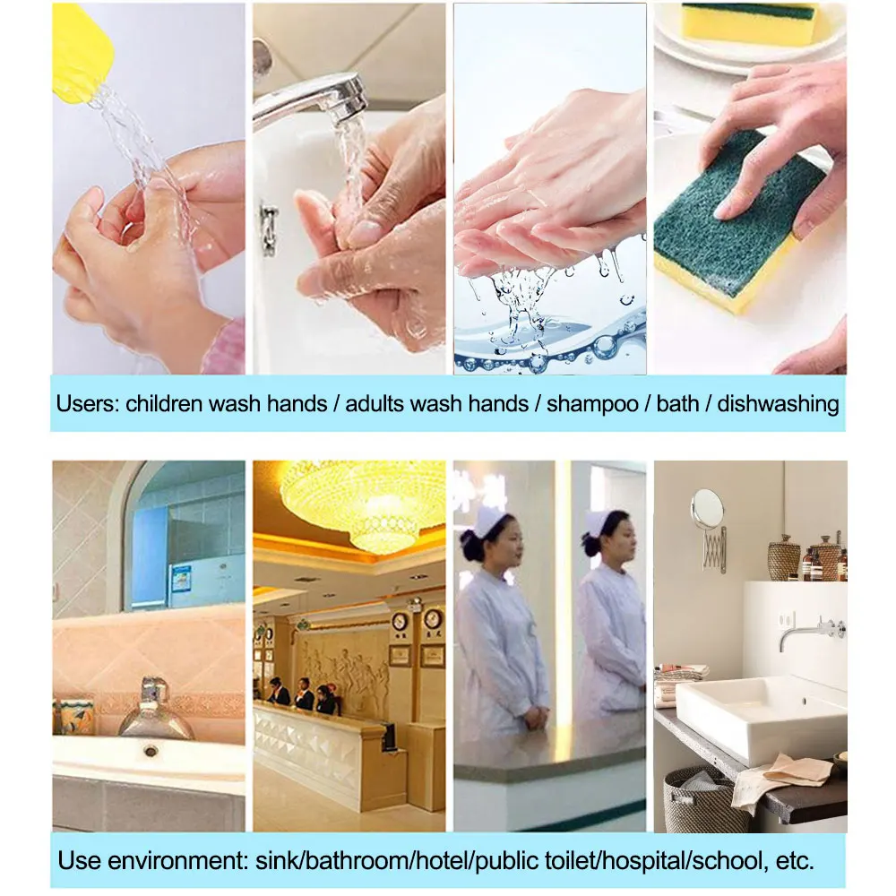 Automatic Liquid Soap Dispenser Touchless Sensor USB Charging Smart Foam Machine Infrared Sensor Soap Dispenser Hand Sanitizer Soap Dispenser Soap Pump Soap Dispenser Head