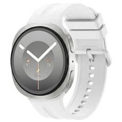 Original Sport Silicone Wristband Strap - Premium Watch Band Bracelet - Galaxy Watch 9 44mm (03 White)