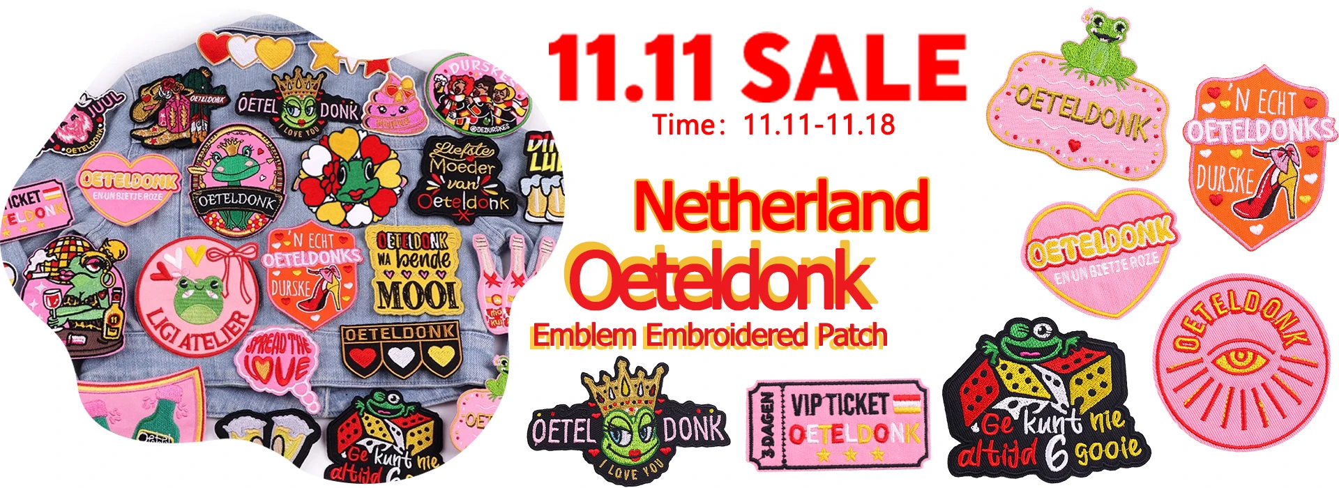 Description Picture 5 of item2024 New Patch Cartoon/Letter Embroidery Patch Iron On Patches For Clothing thermoadhesive Patches For Clothes Jackets Sew DIY