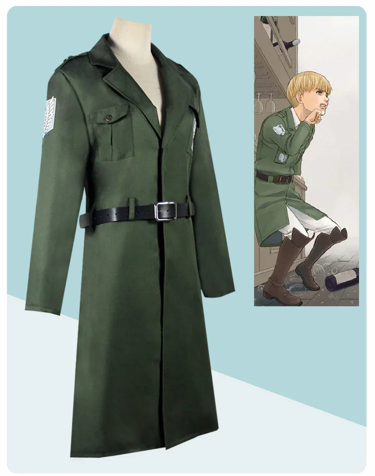 Attack on Titan Cosplay Anime Season Scout Regiment Eren Jager