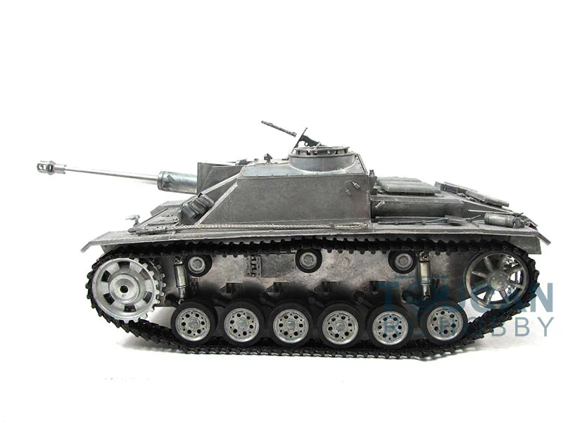 Metal Model Mato 1/16 Scale Stug III KIT RTR RC Tank Infrare Barrel Recoil Metal Color 1226 Toys TH00665 2