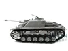 Metal Model Mato 1/16 Scale Stug III KIT RTR RC Tank Infrare Barrel Recoil Metal Color 1226 Toys TH00665 2