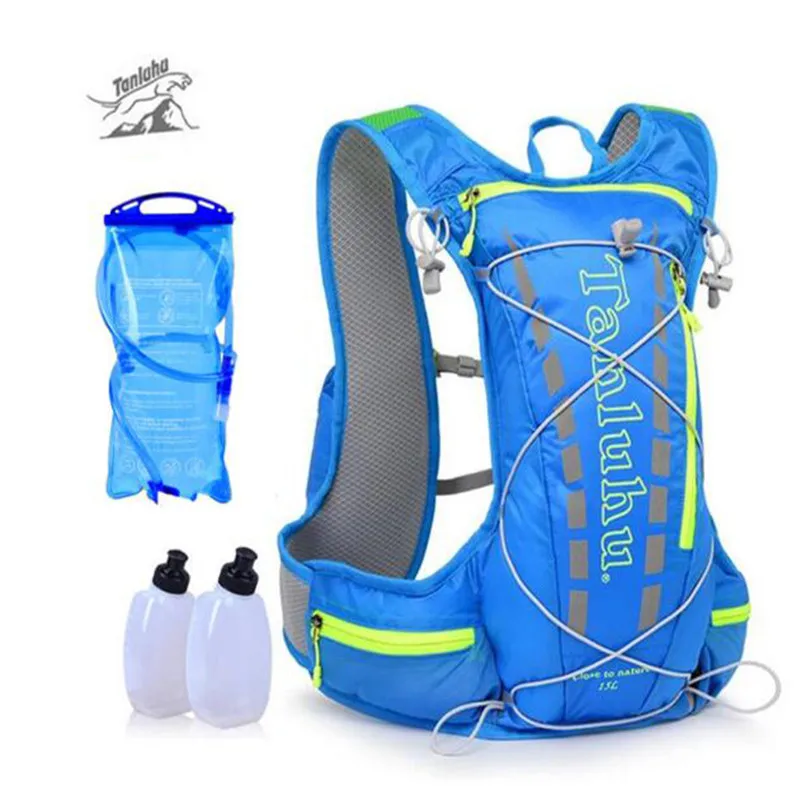 Tanluhu15lランニングバックパックトレイルレーシングハイドレーションベストパックアウトドアキャンプハイキングランニングウォーター