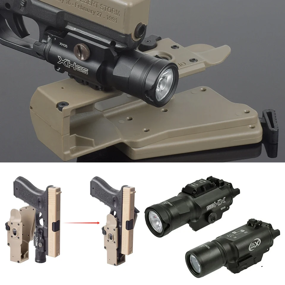 Surefire Masterfire ホルスターアダプター戦術武器ライト狩猟ピストル