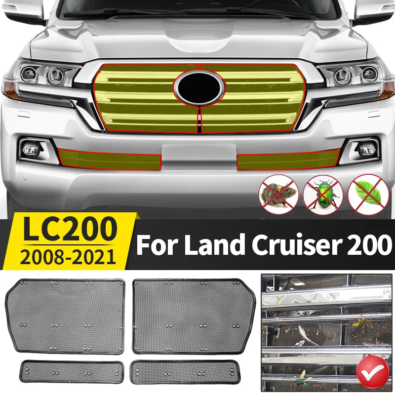 

Решетка воздухозаборника для Toyota Land Cruiser 200 LC200 2011-2021 из нержавеющей стали
