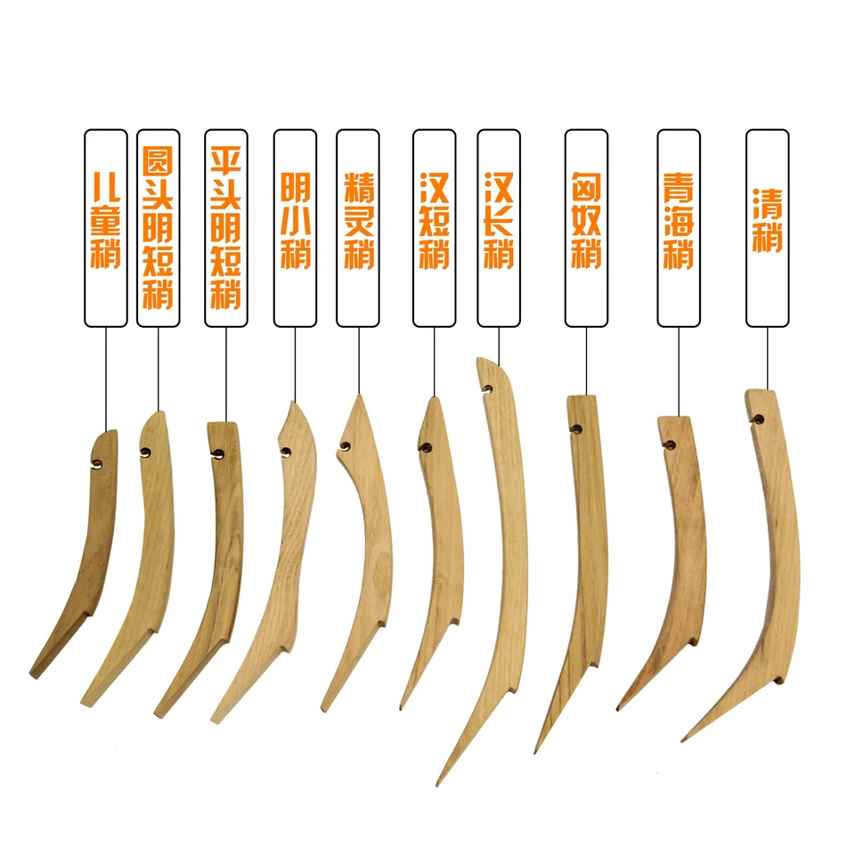 Arc Traditionnel En Bois – Manche Ergonomique Pour Tir à L'arc, Bricolage Léger