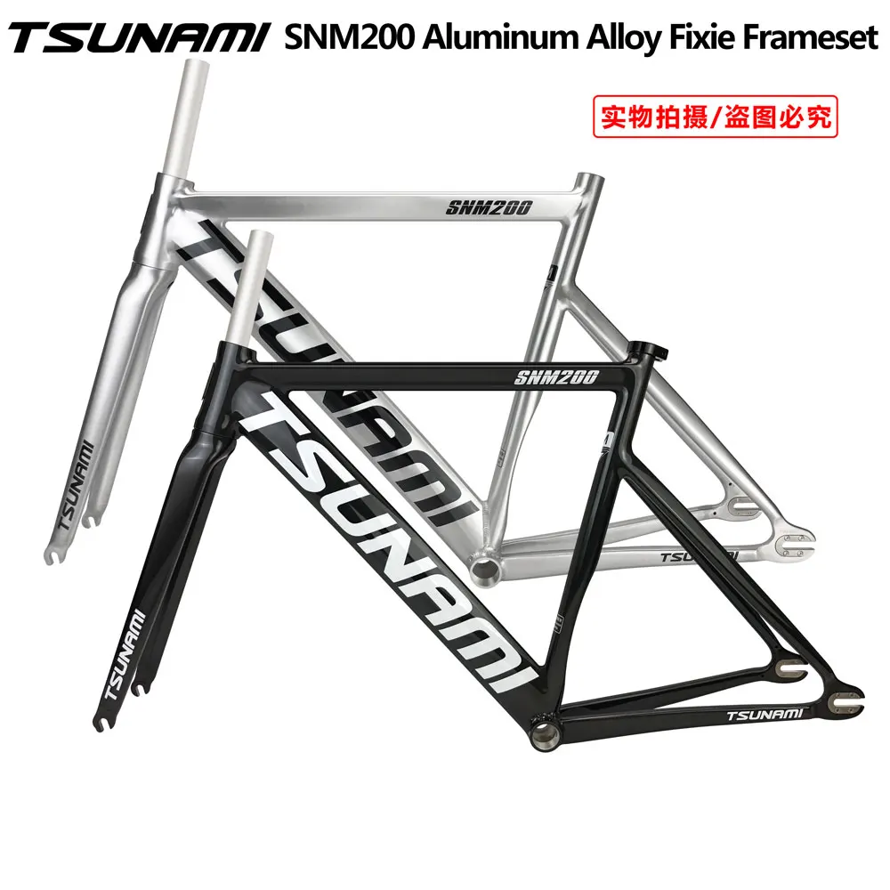 New TSUNAMI SNM200 Fixed Gear Bike Frameset 700C Aluminum Alloy