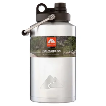 Stainless Steel Water Jug 128oz Insulated BPA-Free Lid Outdoors Adventure Adult Teen 5