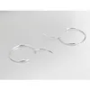 7mm-25mm Real 925 Sterling Silver Round Circles Small Endless Hoop Earrings For Women Girls Piercing Body Jewelry Gift 4