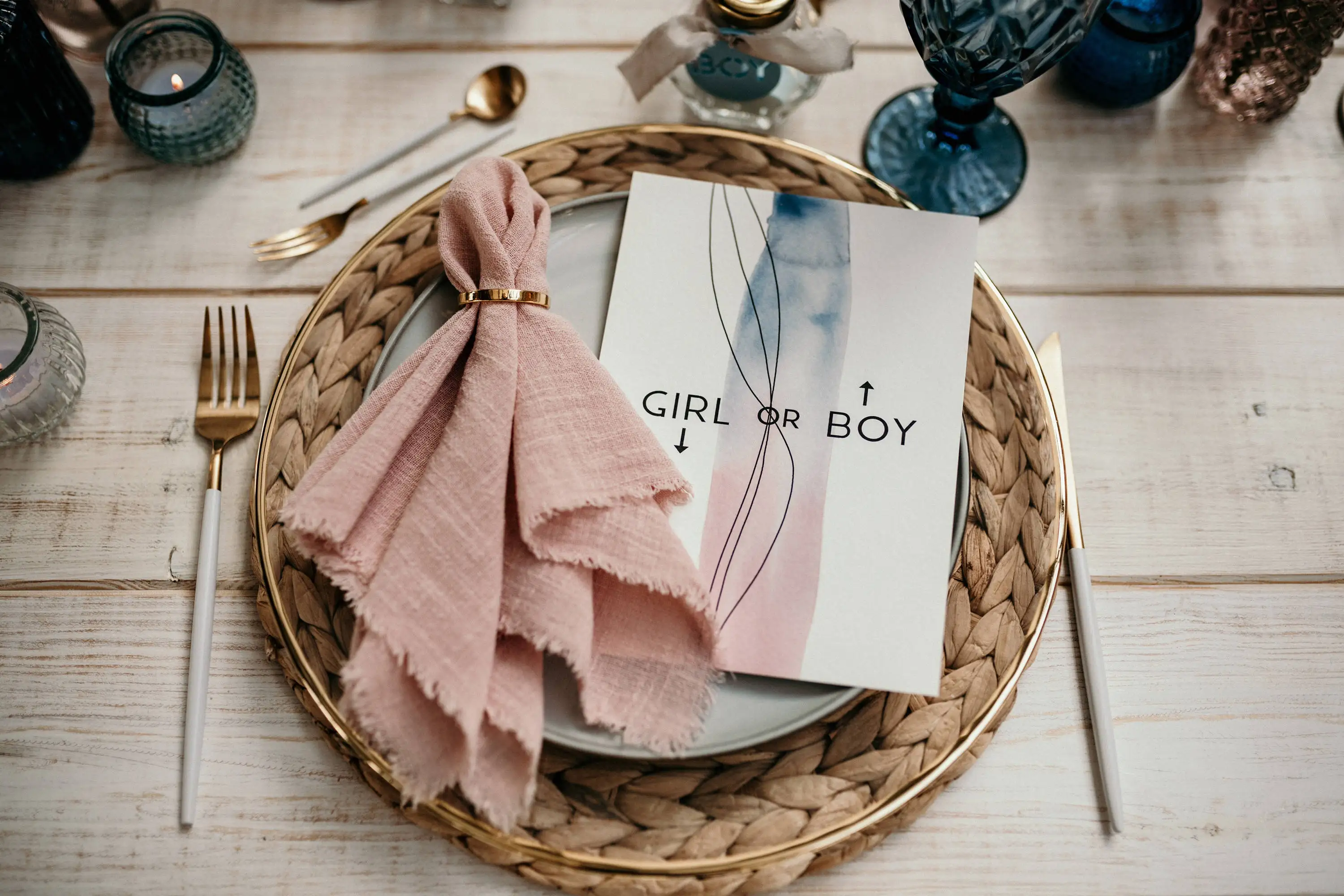 Description Picture 4 of itemRetro Cotton Gauze Cloth Table Runner Pink Texture Dining Napkins Vintage  Wedding Christmas Party Dining Table Decoration