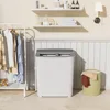 Portable Washing Machine 17.6 Lbs Compact Twin Tub Washer with Spin Cycle Washer and Dryer Combo 2