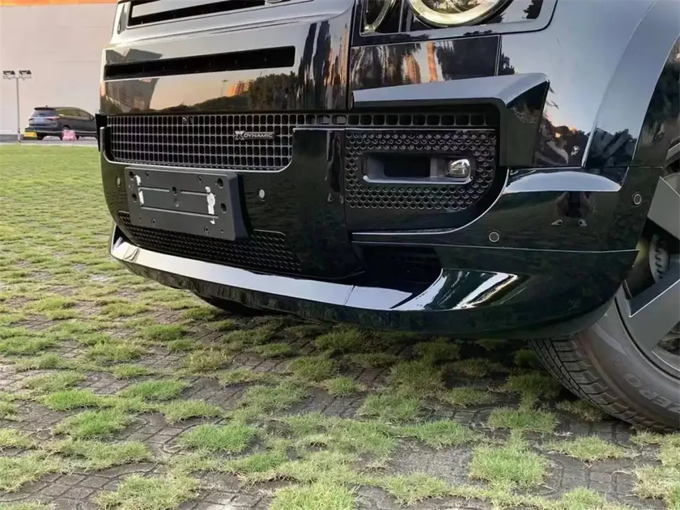 Car Facelift Performance Kit Front Splitter Lip With Eyebrow For Defender custom