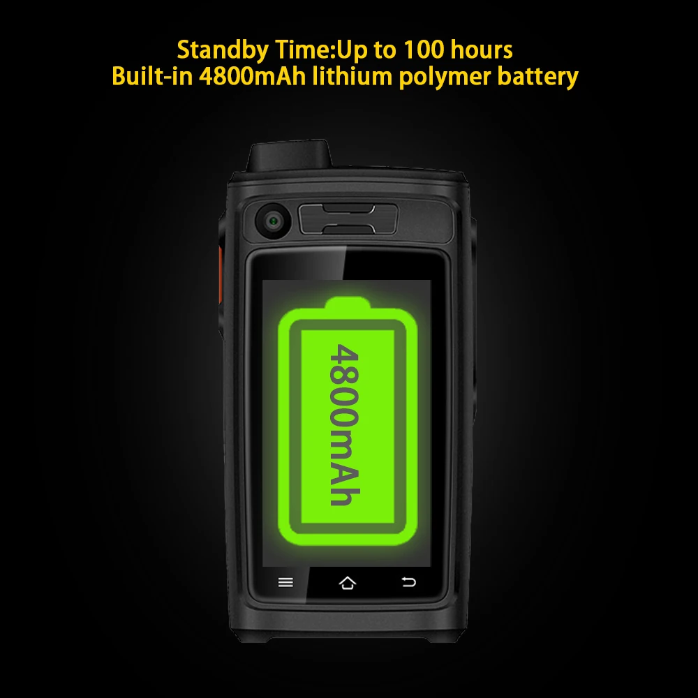 UNIWA A19S SmartphoneIP68 Waterproof  4G LTE Quad Core Phone Walkie Talkie POC Zello Android 6 Mobile Phone 4800mAh Shockproof