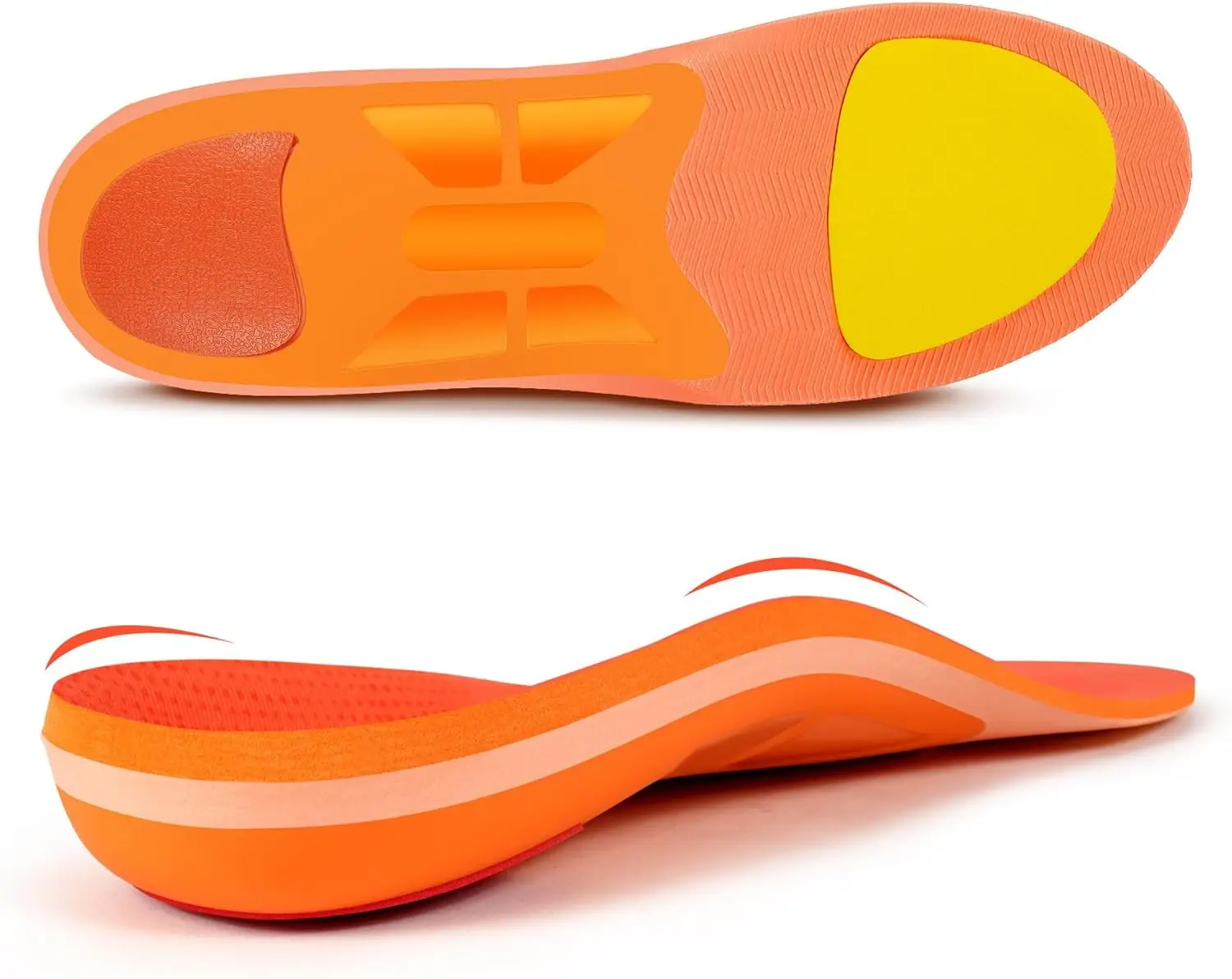 Plantar Fasciitis Flat Foot Orthopedic Insertion Pain Relief Insole for Men and Women