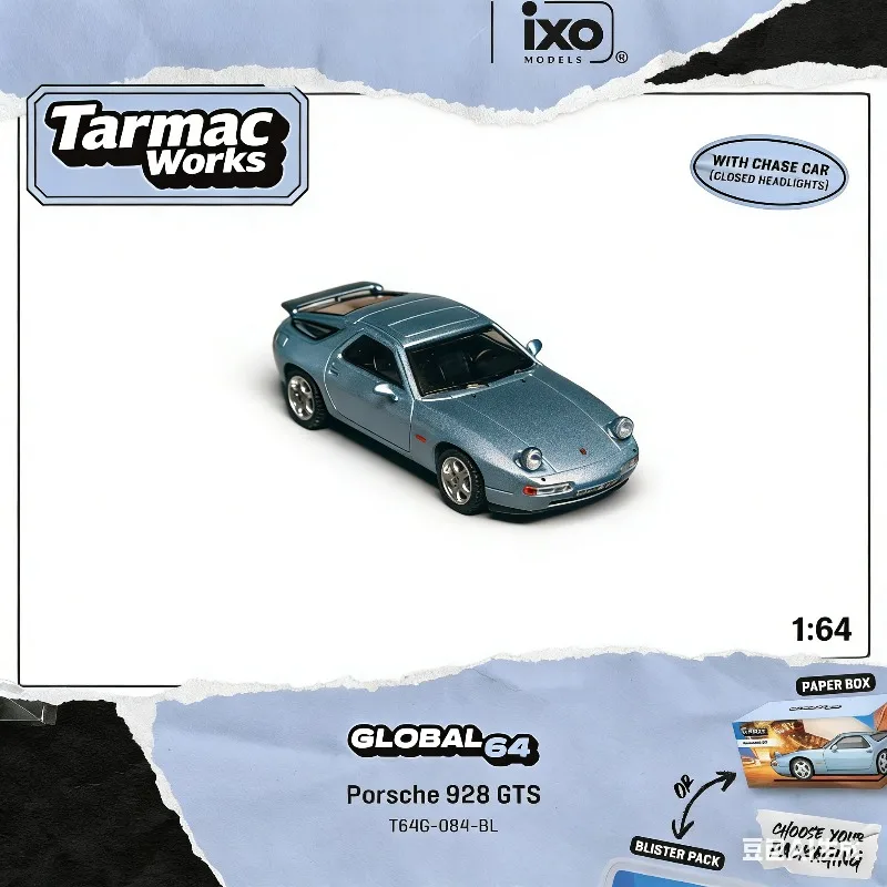 TW 1:64 928 GTS 주철 압축 합금 자동차 모형, 소년들을 위한 명절 선물..